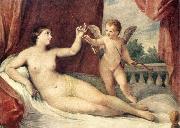 Reclining Venus with Cupid, RENI, Guido